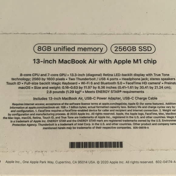 Apple MacBook Air Laptop EMPTY box - Picture 4 of 10